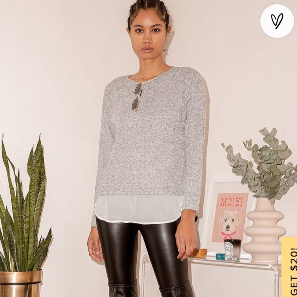 Lulus Layered Sweater